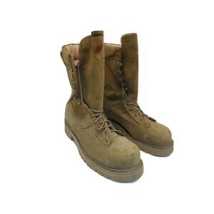 Hoffman Men's 10" Powerline Climbing Boots "Made In USA" Coyote Size 9D